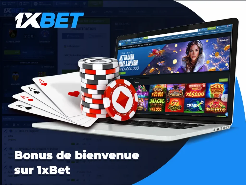 Bonus de bienvenue sur 1xBet