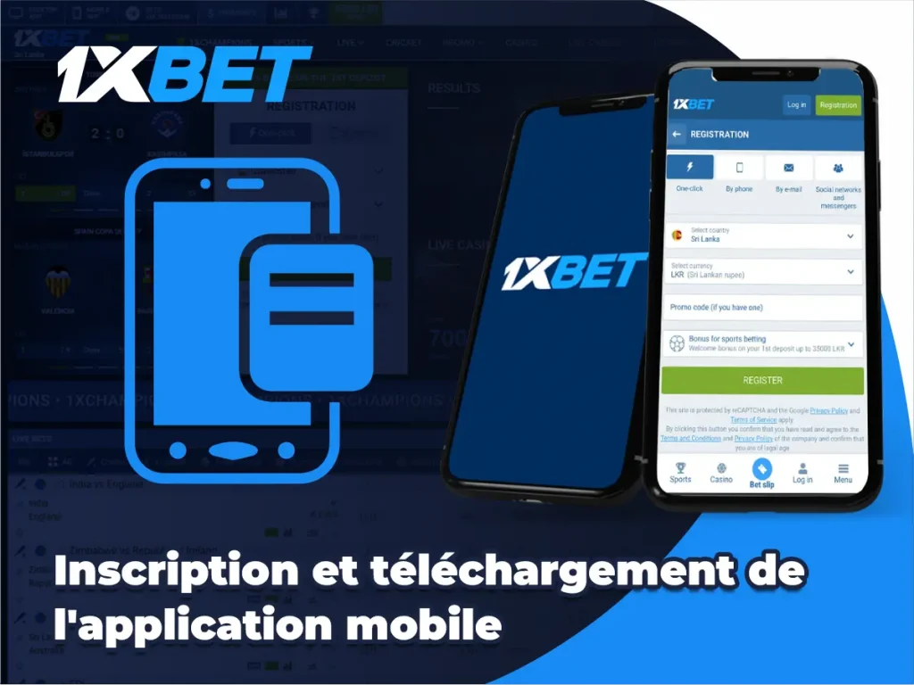 Inscription et téléchargement de l'application mobile