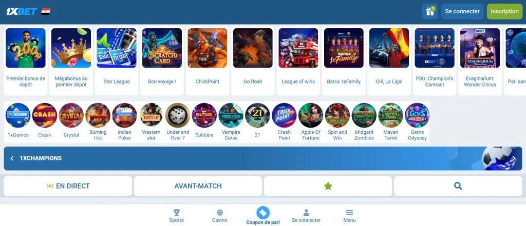 1xBet Casino jouer aux machines à sousavec des jackpots progressifs